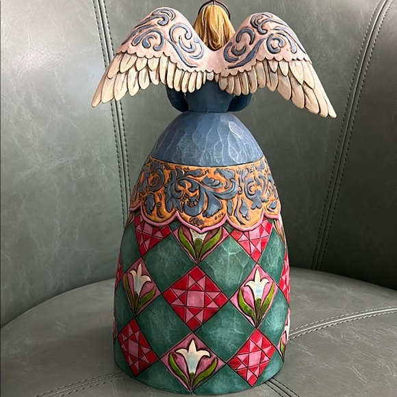 Jim Shores Handcrafted Blue Nativity Angel Figurine - Picture 5 of 12